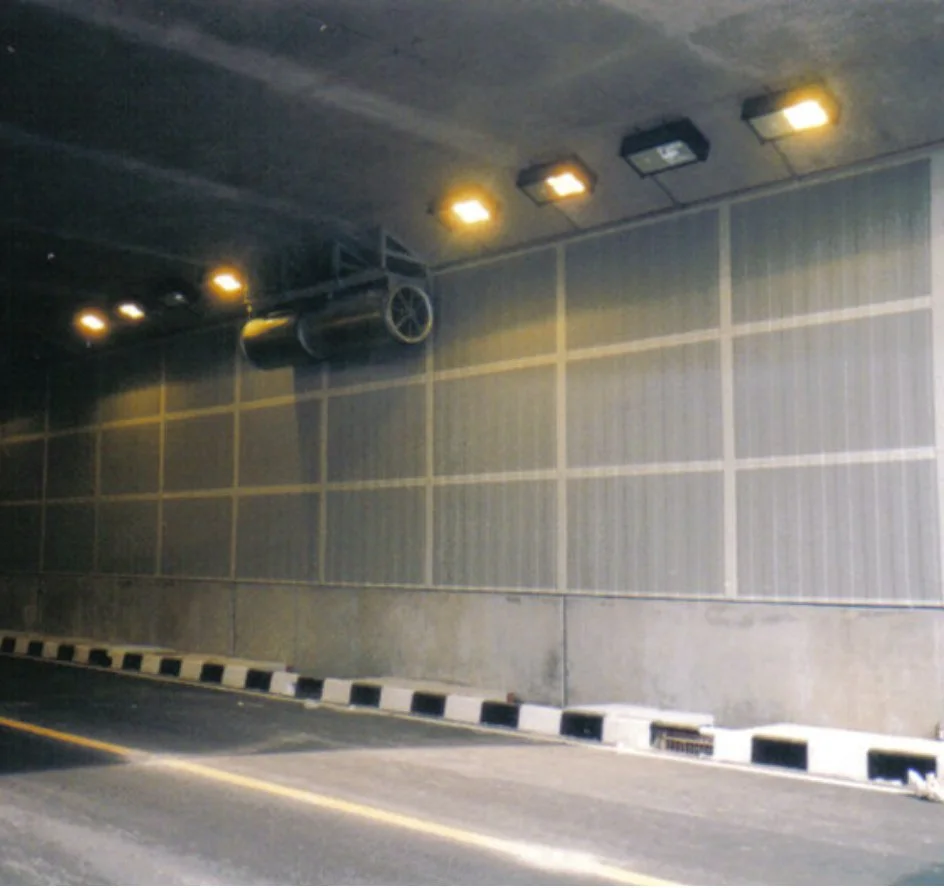 Sound absorption wall, Bang Phlat Tunnel