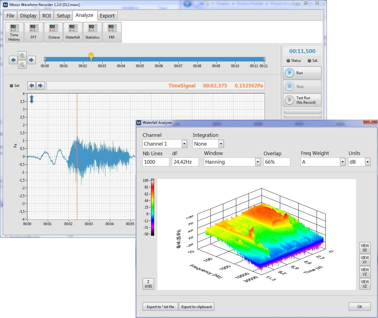 Waveform Recorder (optional)