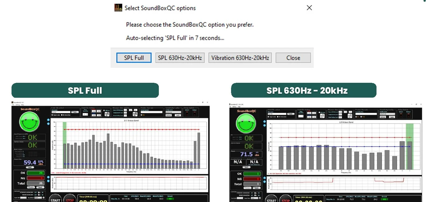 New function: choose the measurement mode